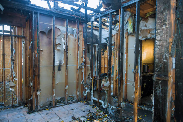 Professional Fire Damage Removal technician working in Royersford, PA
